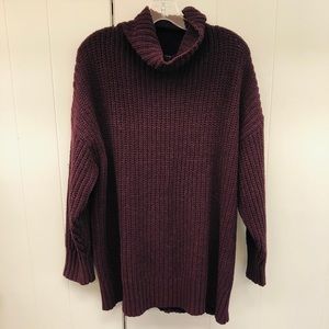 Merlot Purple Aerie Sweater Size L (NWT)